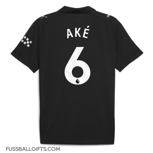 Manchester City Nathan Ake #6 Fußballbekleidung Auswärtstrikot 2025-26 Kurzarm